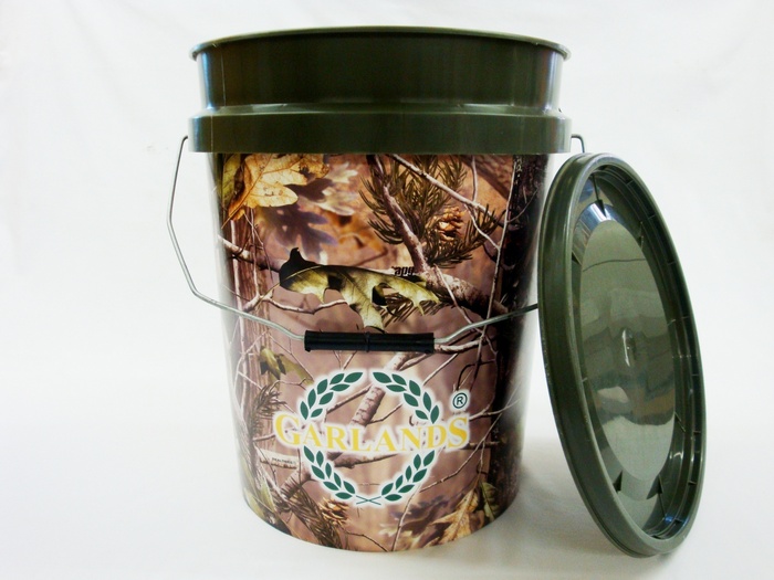 Camo Bait Bucket 18ltr £9.95 Realtree Buckets clay pigeon shooting